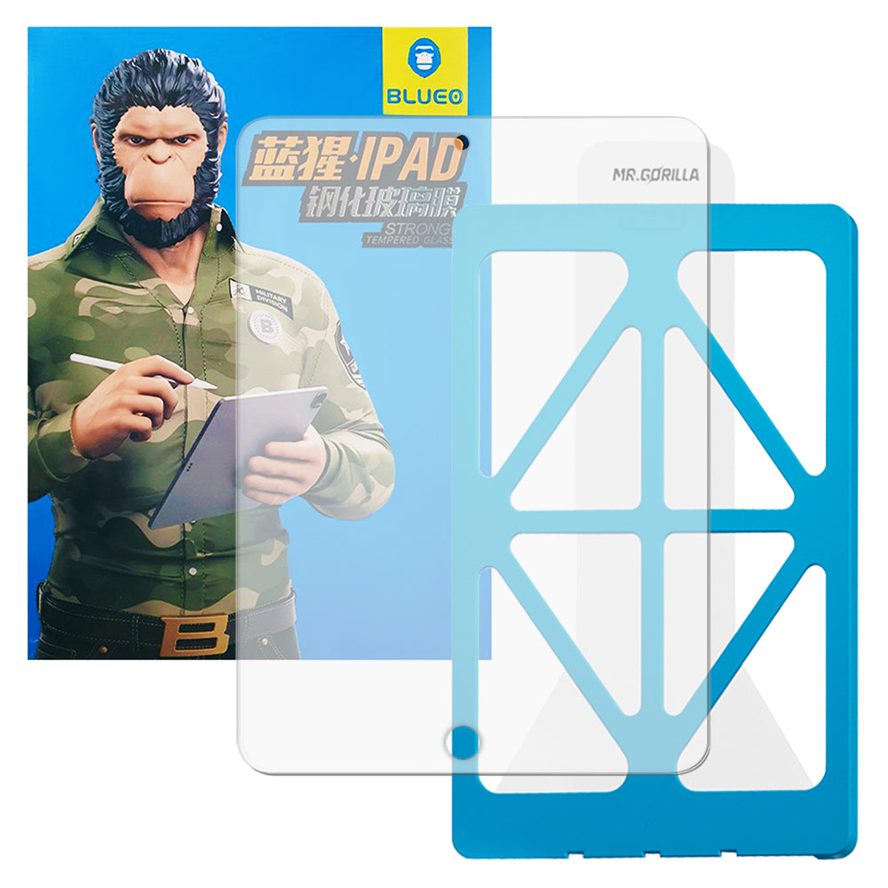 Blueo - HD Tempered Glass with Applicator Pro - iPad 10.2" (2021 / 2020 / 2019) - Clear