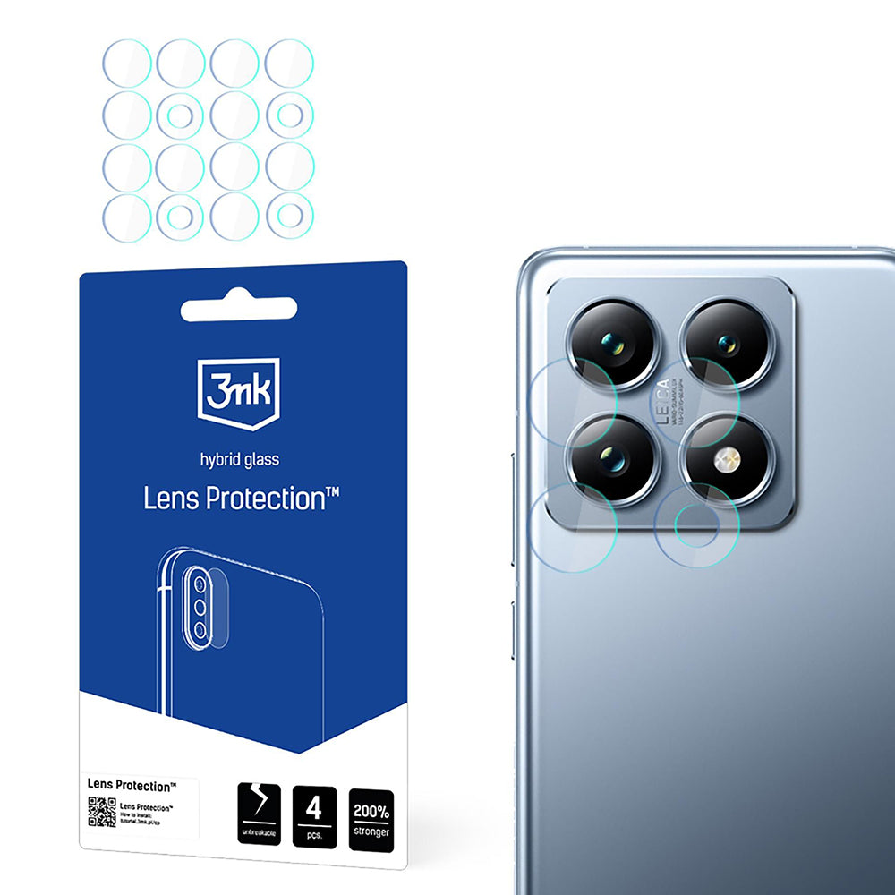 3mk - Lens Protection (4 pack) - Xiaomi 14T / Xiaomi 14T Pro - Clear