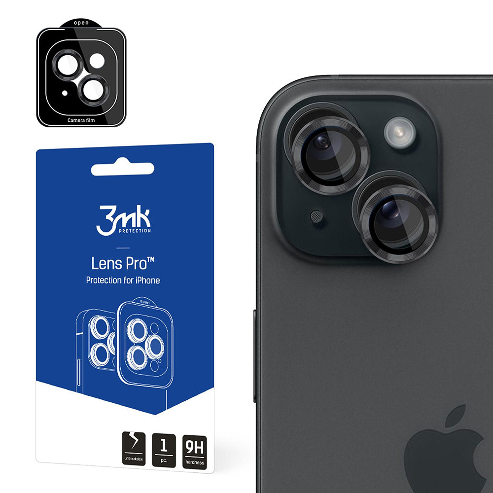 3mk - Lens Protection Pro - iPhone 15 - Graphite
