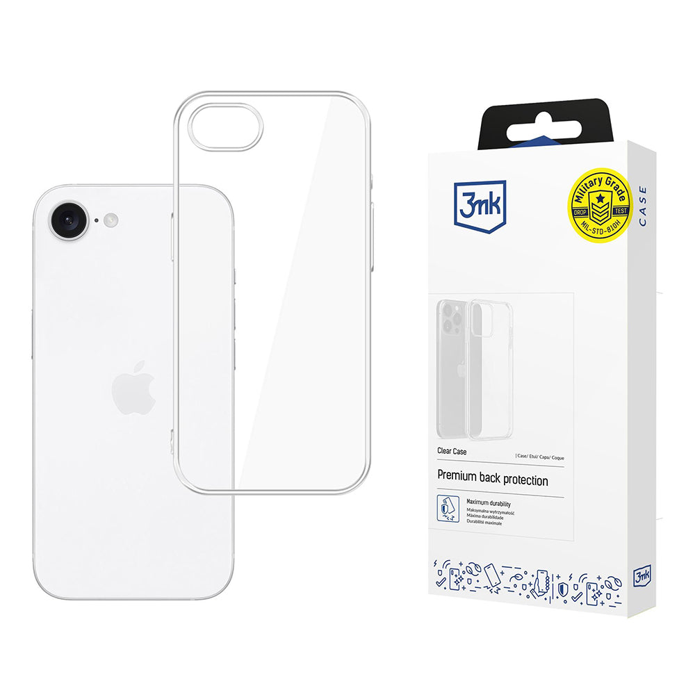 3mk - Clear Case - iPhone 16e - Transparent