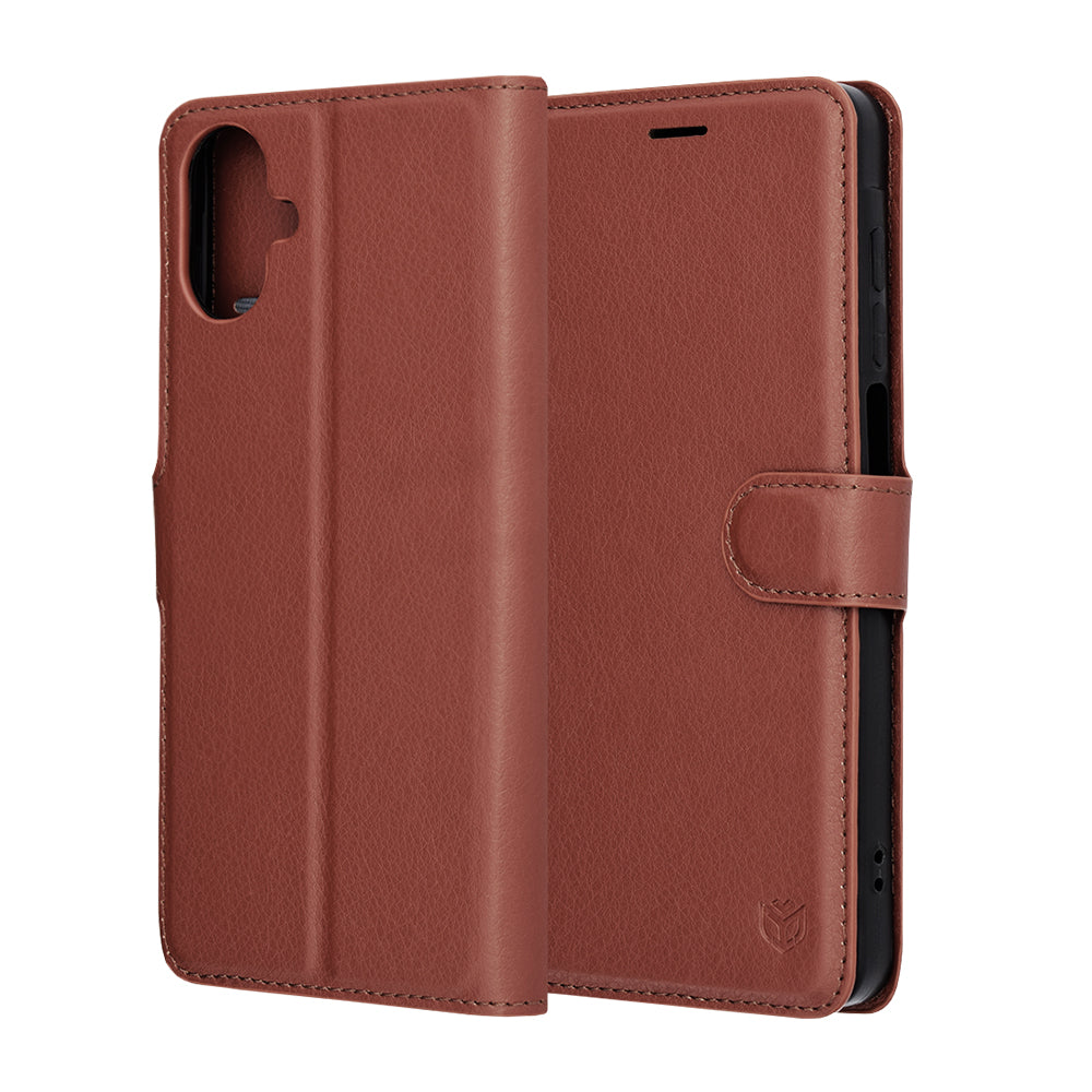 Techsuit - Leather Folio - Galaxy A07 4G - Brown