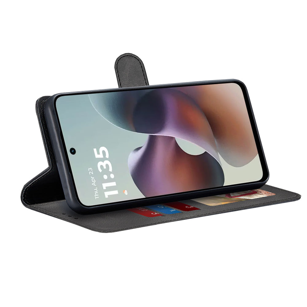 Techsuit - Diary Book - Motorola Moto G56 - Black