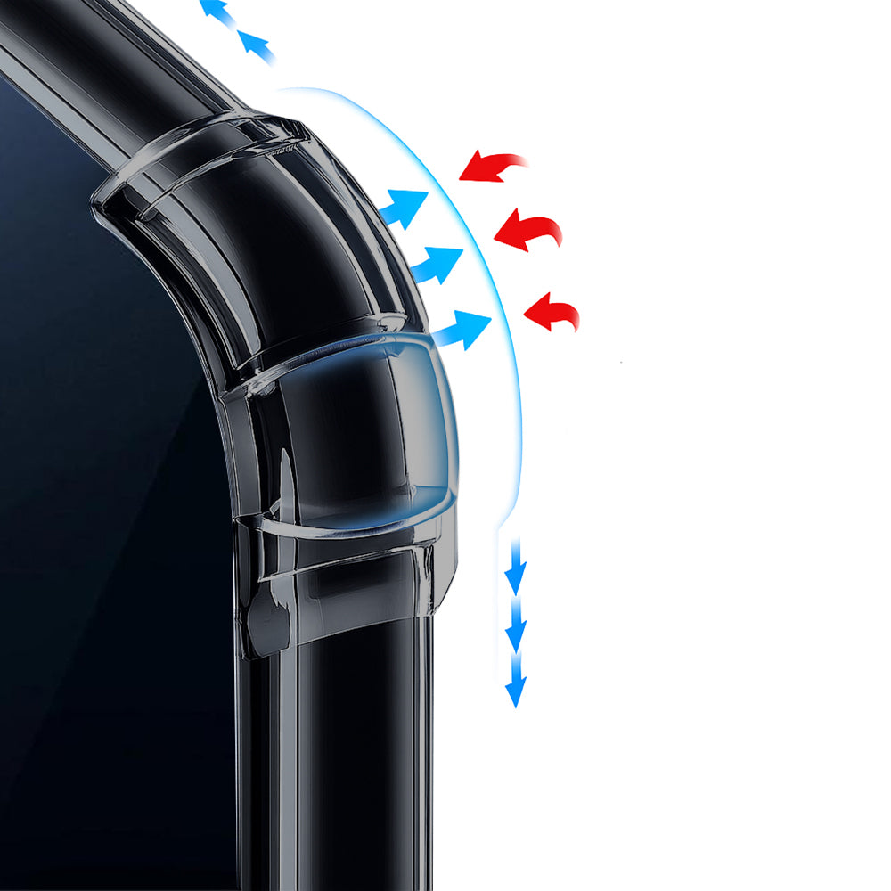 Techsuit - Shockproof Clear Silicone MagSafe - Oppo Reno13 F 4G / Reno13 F 5G / Reno13 FS 5G - Smoke Black