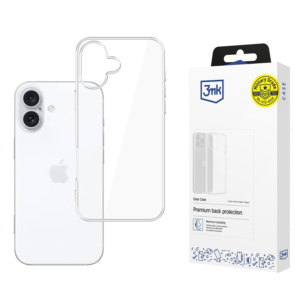 3mk - Clear Case - iPhone 17 - Transparent