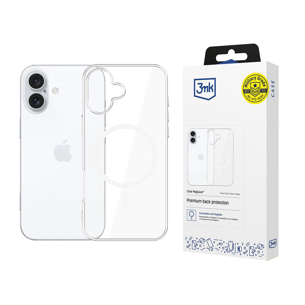 3mk - Clear MagCase - iPhone 17 - Transparent