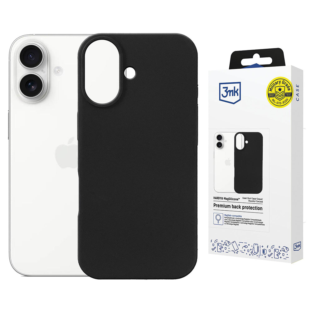 3mk - Hardy MagSilicone - iPhone 17 - Graphite