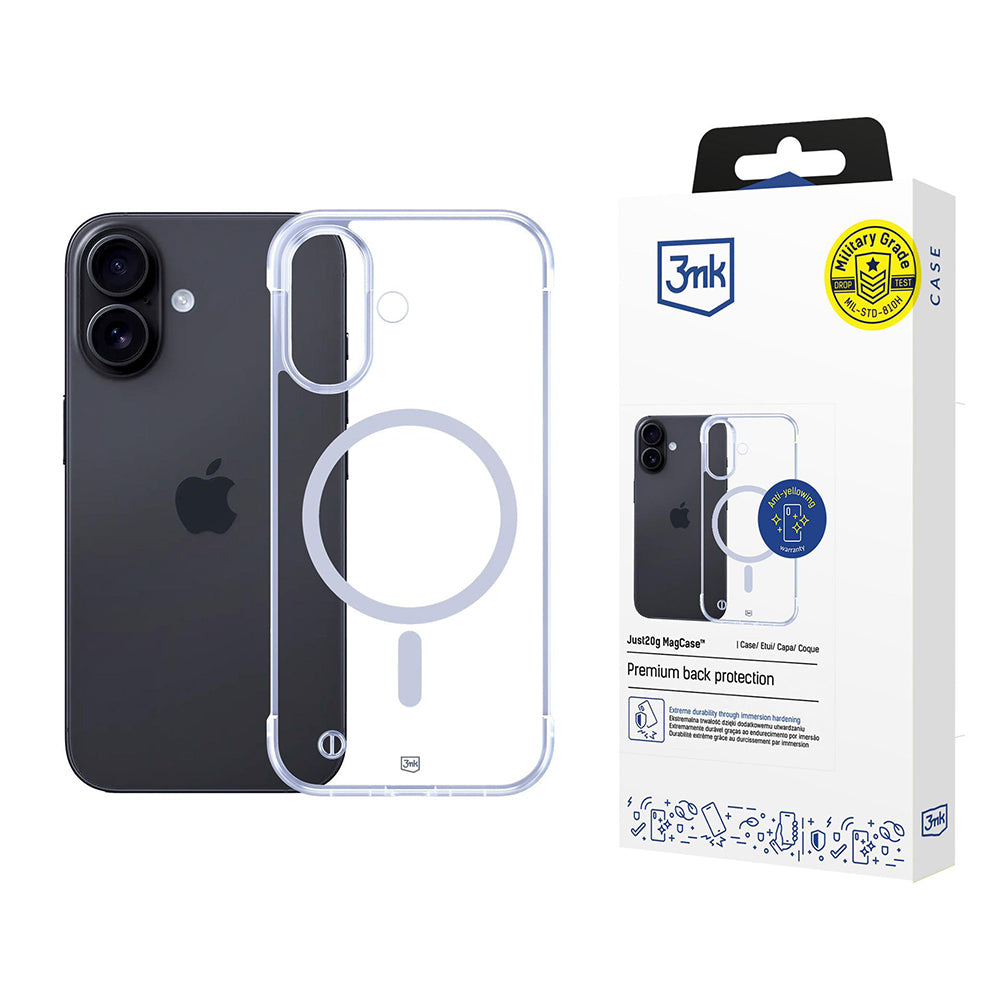 3mk - Just20g MagCase - iPhone 17 - Transparent