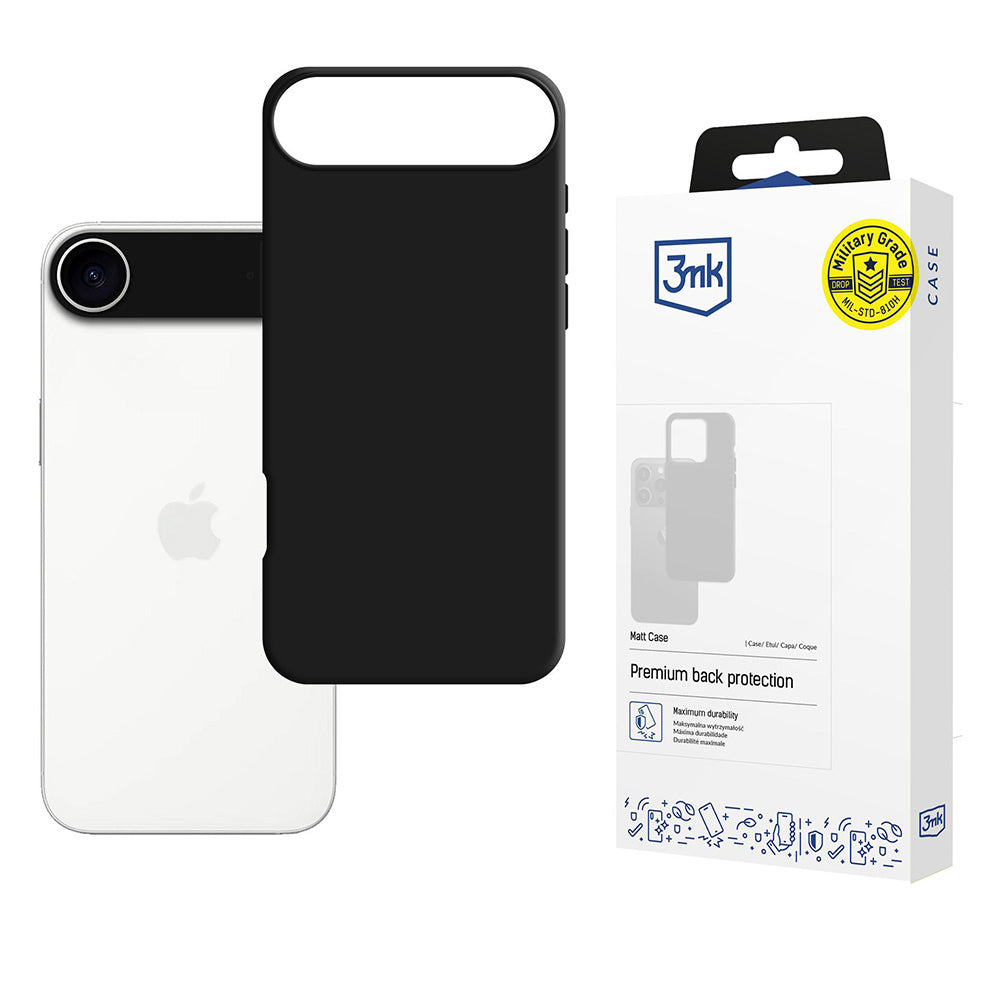 3mk - Matt Case - iPhone 17 Air - Black