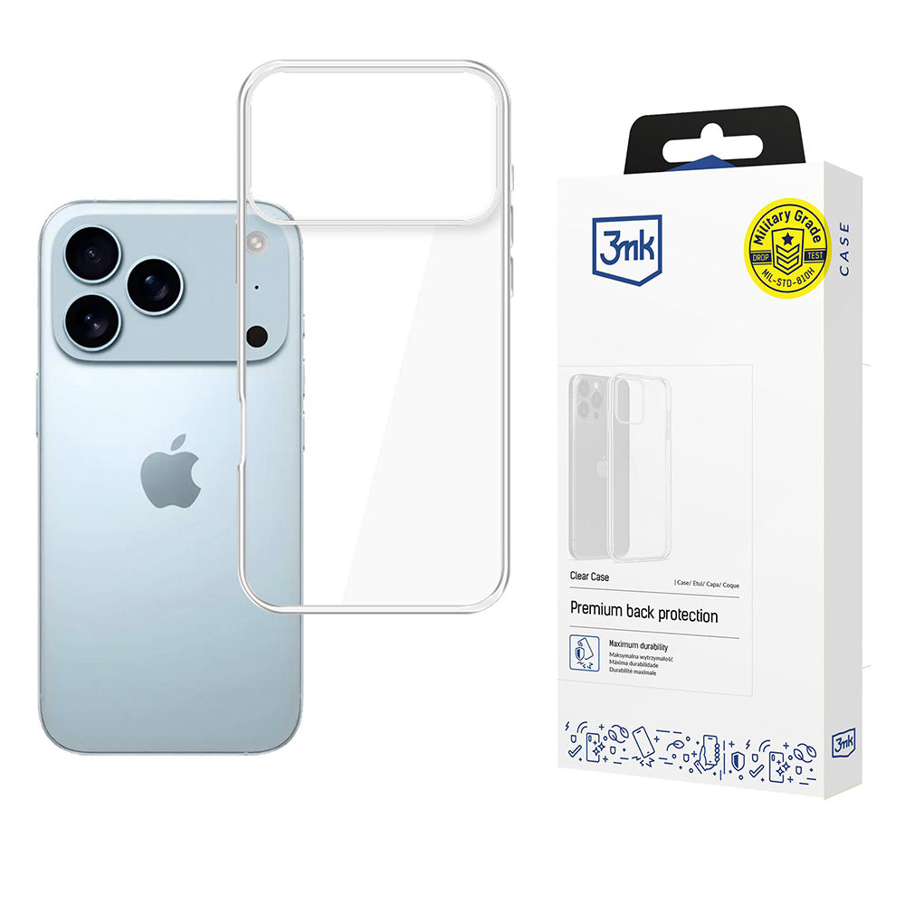 3mk - Clear Case - iPhone 17 Pro - Transparent