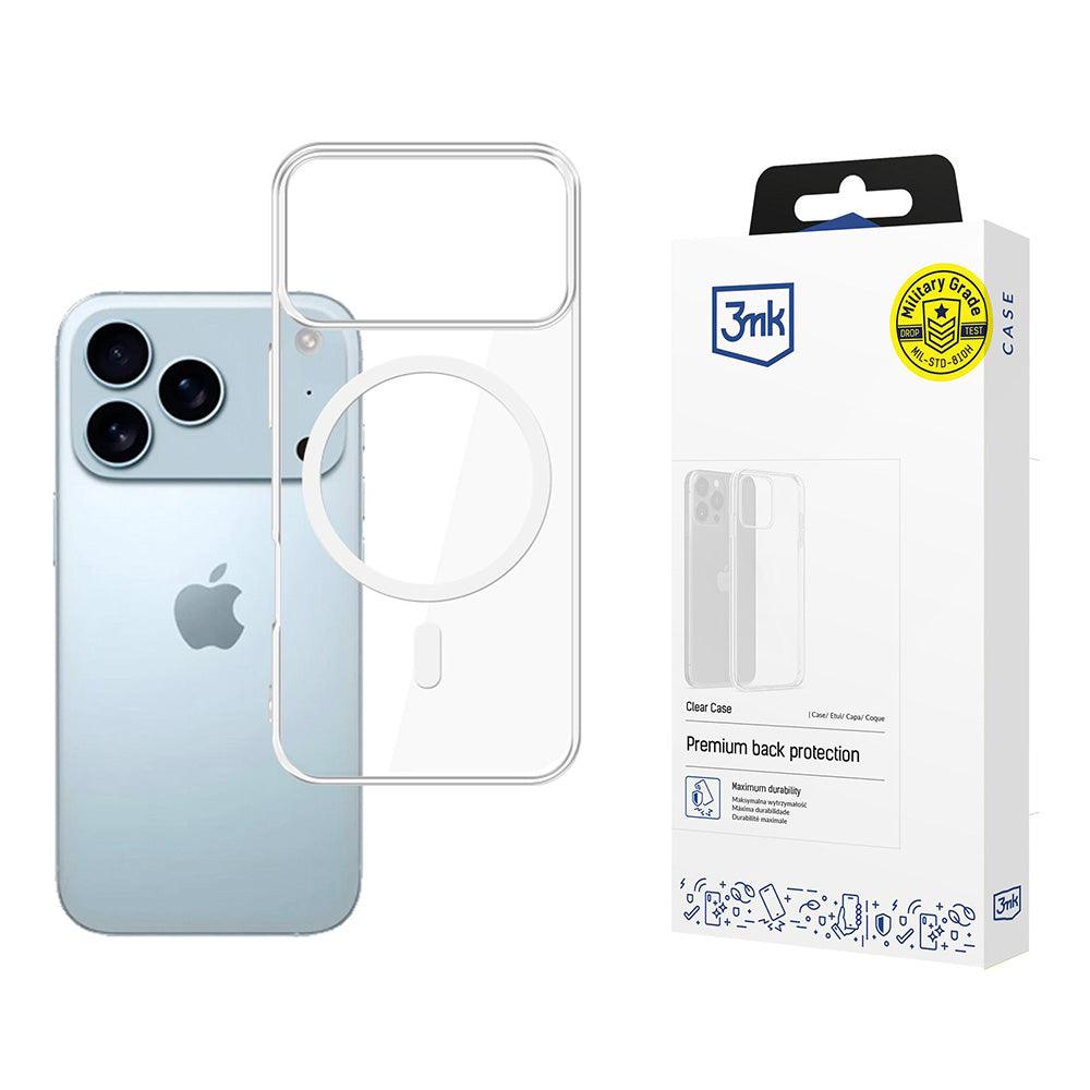 3mk - Clear MagCase - iPhone 17 Pro - Transparent