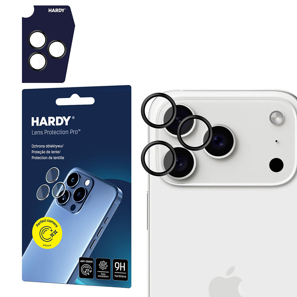 3mk - Hardy Lens Protection Pro - iPhone 17 Pro / iPhone 17 Pro Max - Black
