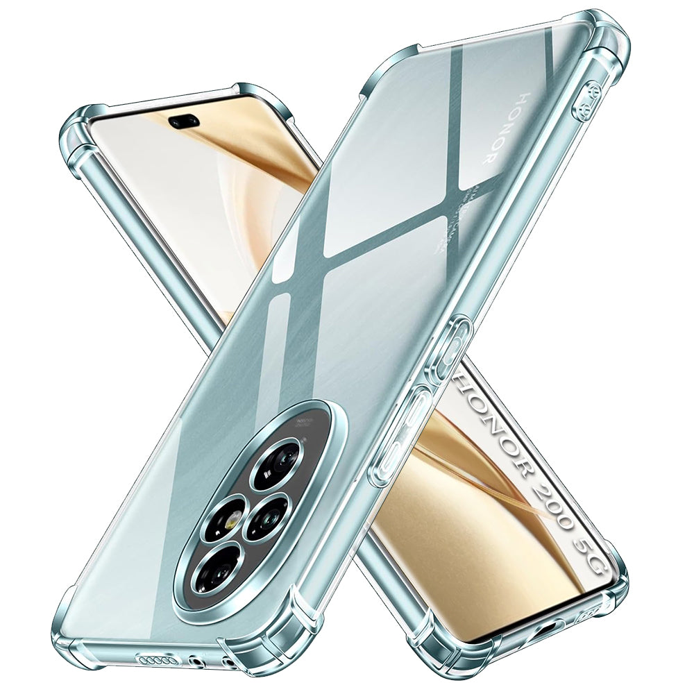Techsuit - Shockproof Clear Silicone - Honor 200 - Clear