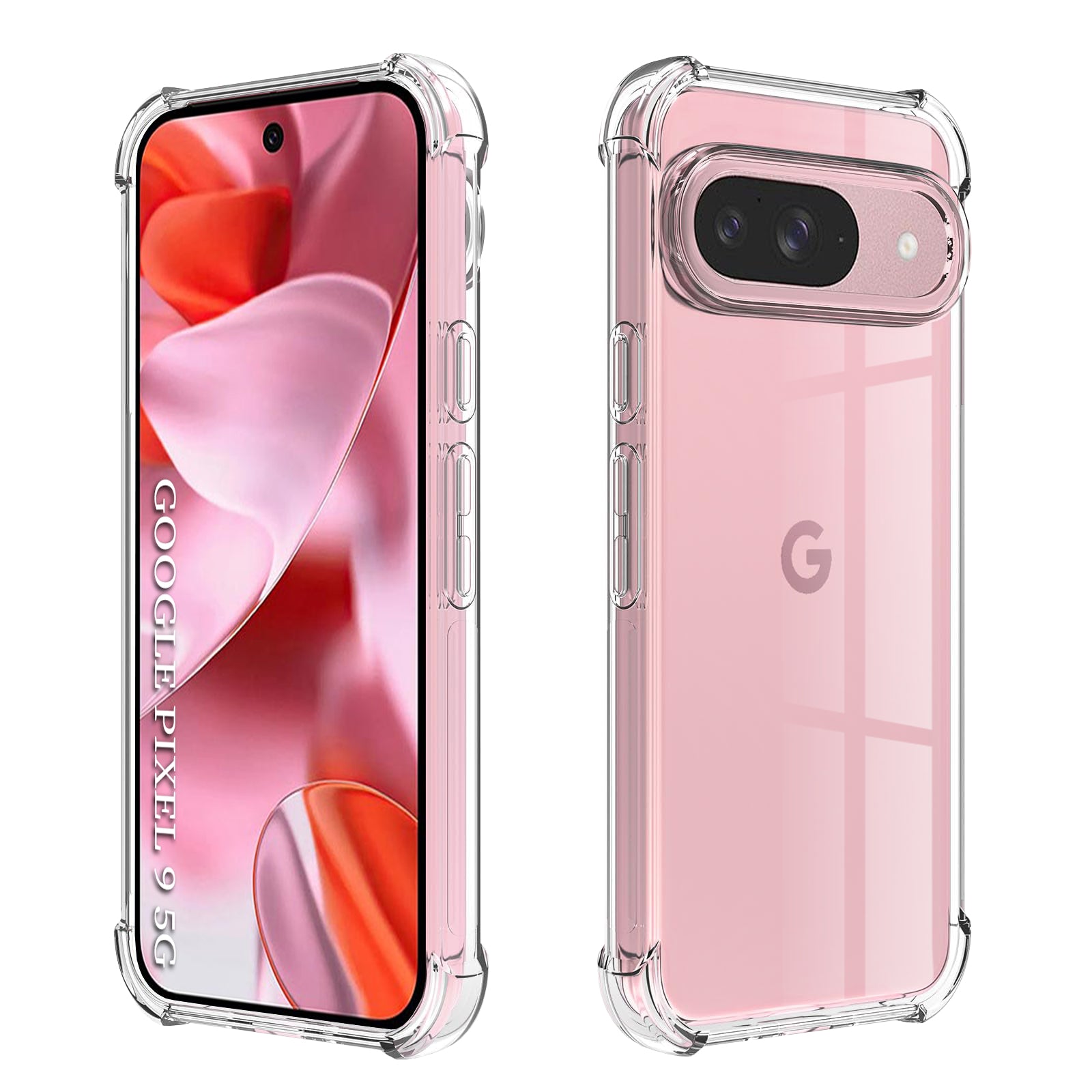 Techsuit - Shockproof Clear Silicone - Google Pixel 9 - Clear