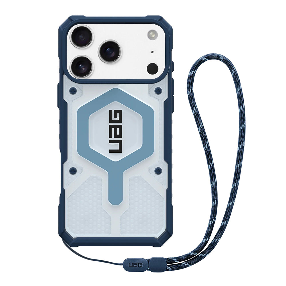UAG - Pathfinder Clear MagSafe - iPhone 17 Pro - Blues Lanyard