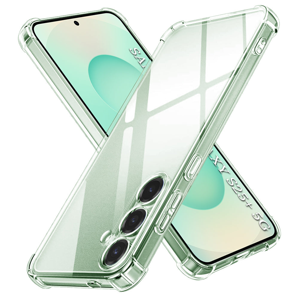 Techsuit - Shockproof Clear Silicone - Samsung Galaxy S25 Plus - Clear