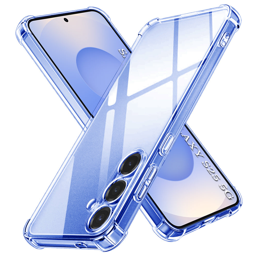 Techsuit - Shockproof Clear Silicone - Samsung Galaxy S25 - Clear
