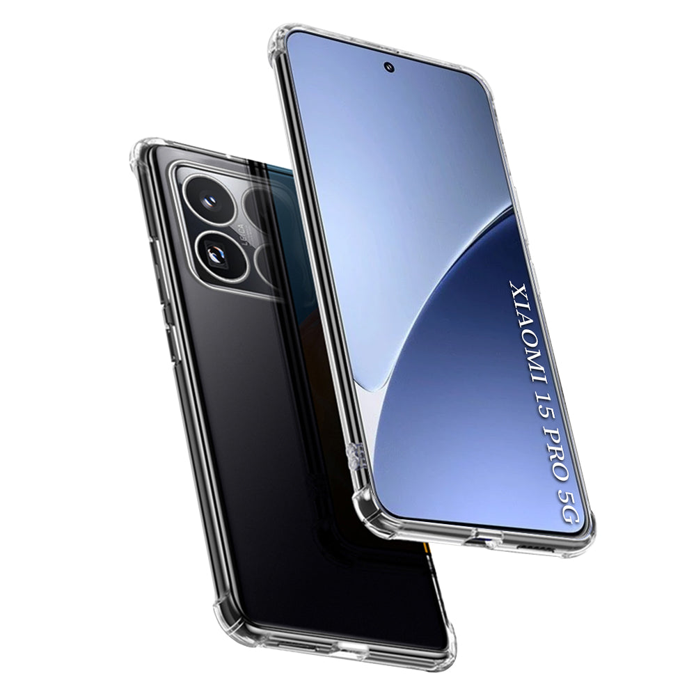 Techsuit - Shockproof Clear Silicone - Xiaomi 15 Pro - Clear