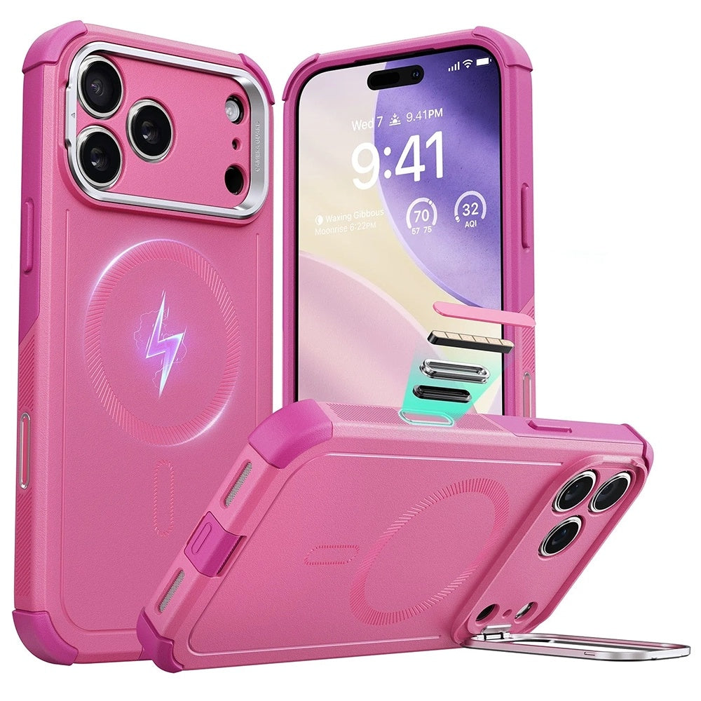 ESR - Cyber Armor Kickstand - iPhone 17 Pro - Rosy Pink