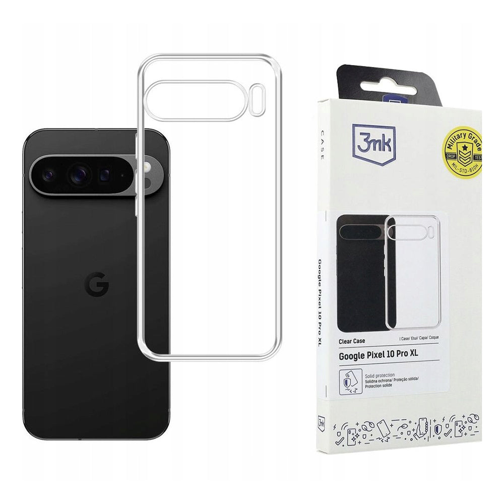 3mk - Clear Case - Google Pixel 10 Pro XL - Transparent