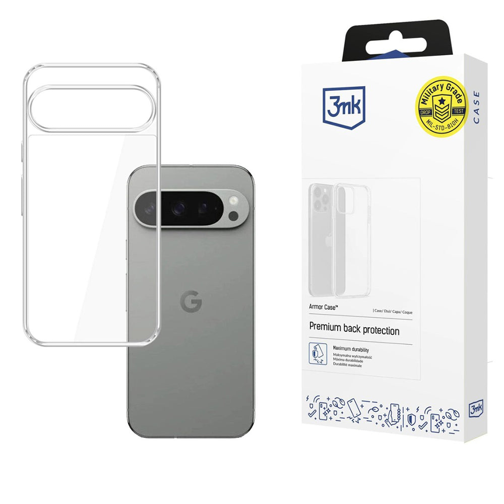 3mk - Armor Case - Google Pixel 10 / 10 Pro - Transparent