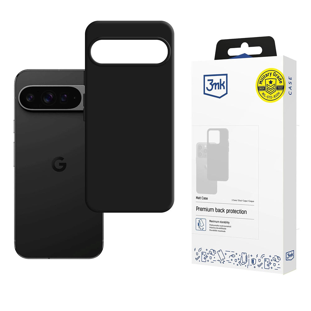 3mk - Matt Case - Google Pixel 10 Pro XL - Black