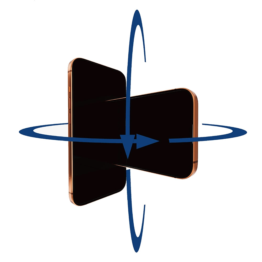 ANANK - 2.5D 5X Reinforced 360° Privacy Screen Protector - iPhone 17 - Black