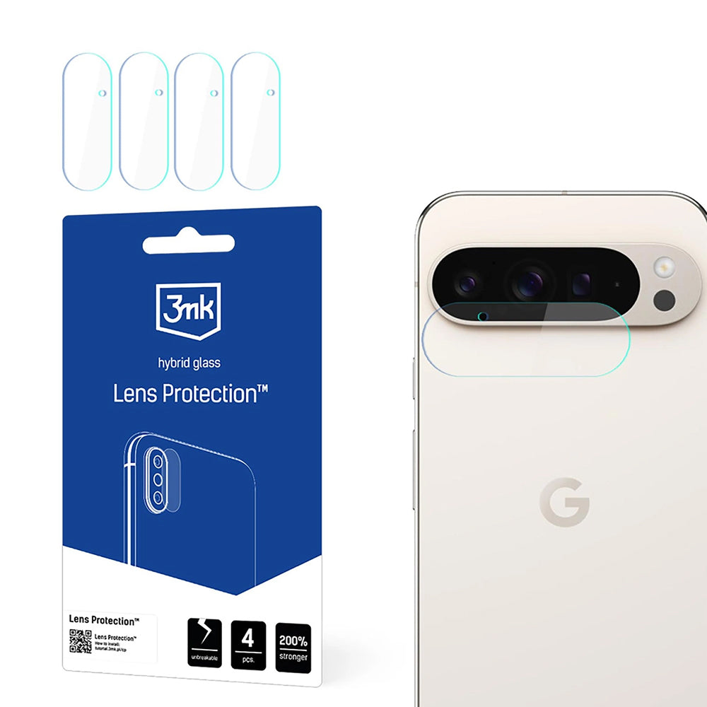 3mk - Lens Protection (4 pack) - Google Pixel 9 Pro XL - Clear
