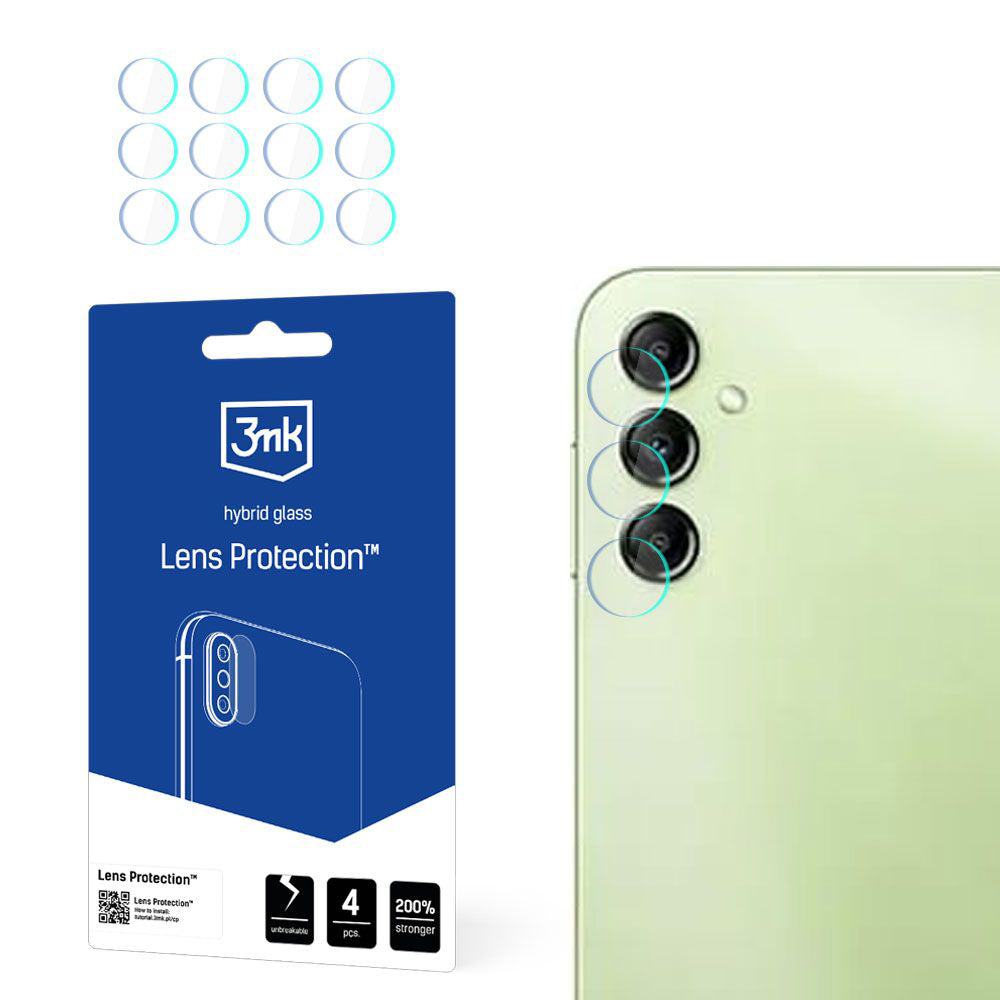 3mk - Lens Protection (4 pack) - Samsung Galaxy A14 4G / A14 5G - Clear