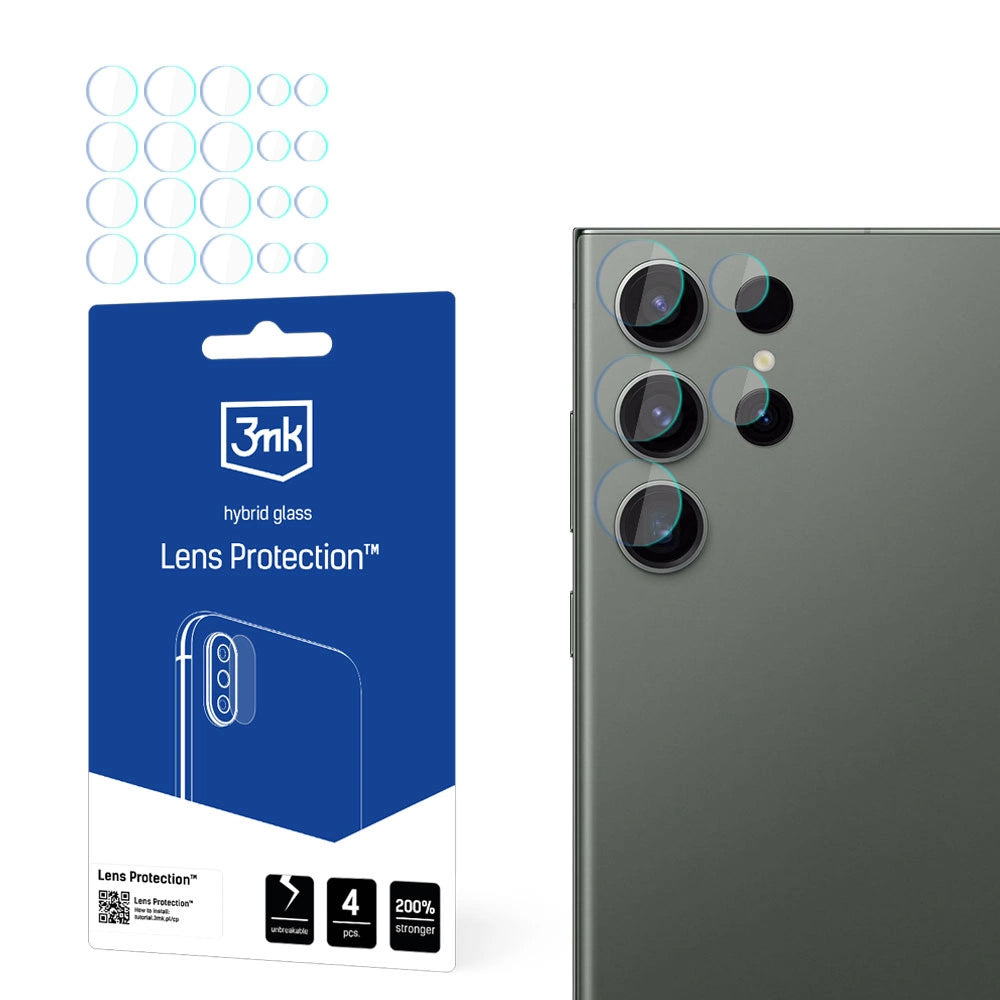 3mk - Lens Protection (4 pack) - Samsung Galaxy S24 Ultra - Clear