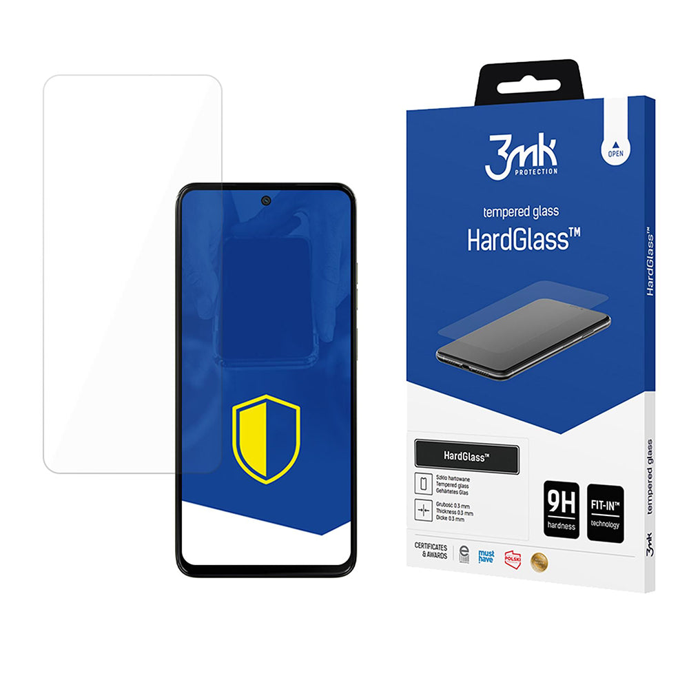 3mk - HardGlass Tempered Screen Protector - Motorola Moto G15 / G15 Power / G05 / E15 - Clear