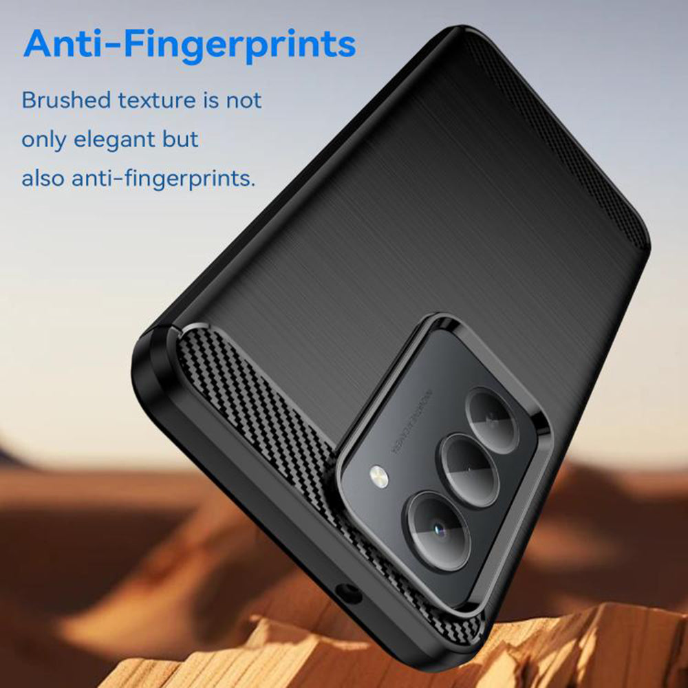 Techsuit - Carbon Silicone - Xiaomi Redmi 15 4G / Redmi 15 5G - Black