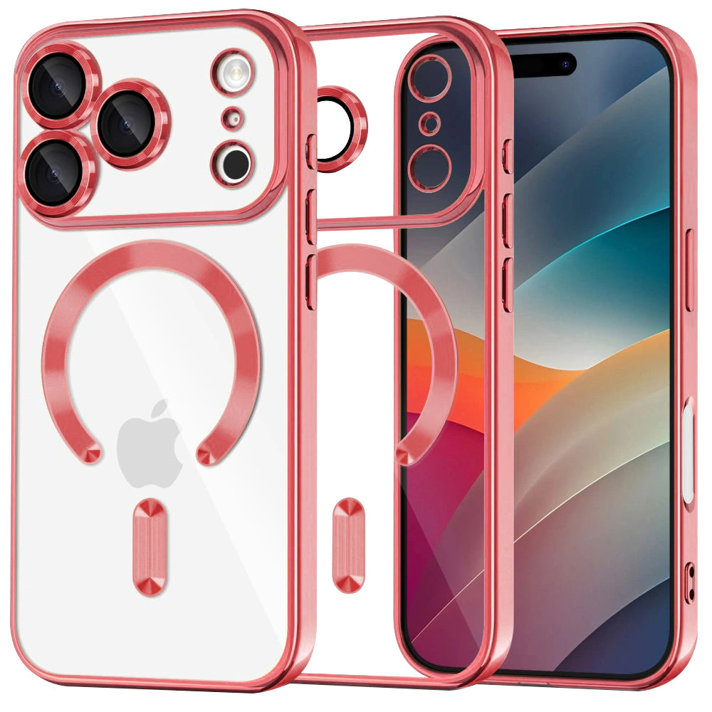 Techsuit - Luxury Crystal MagSafe - iPhone 17 Pro - Red