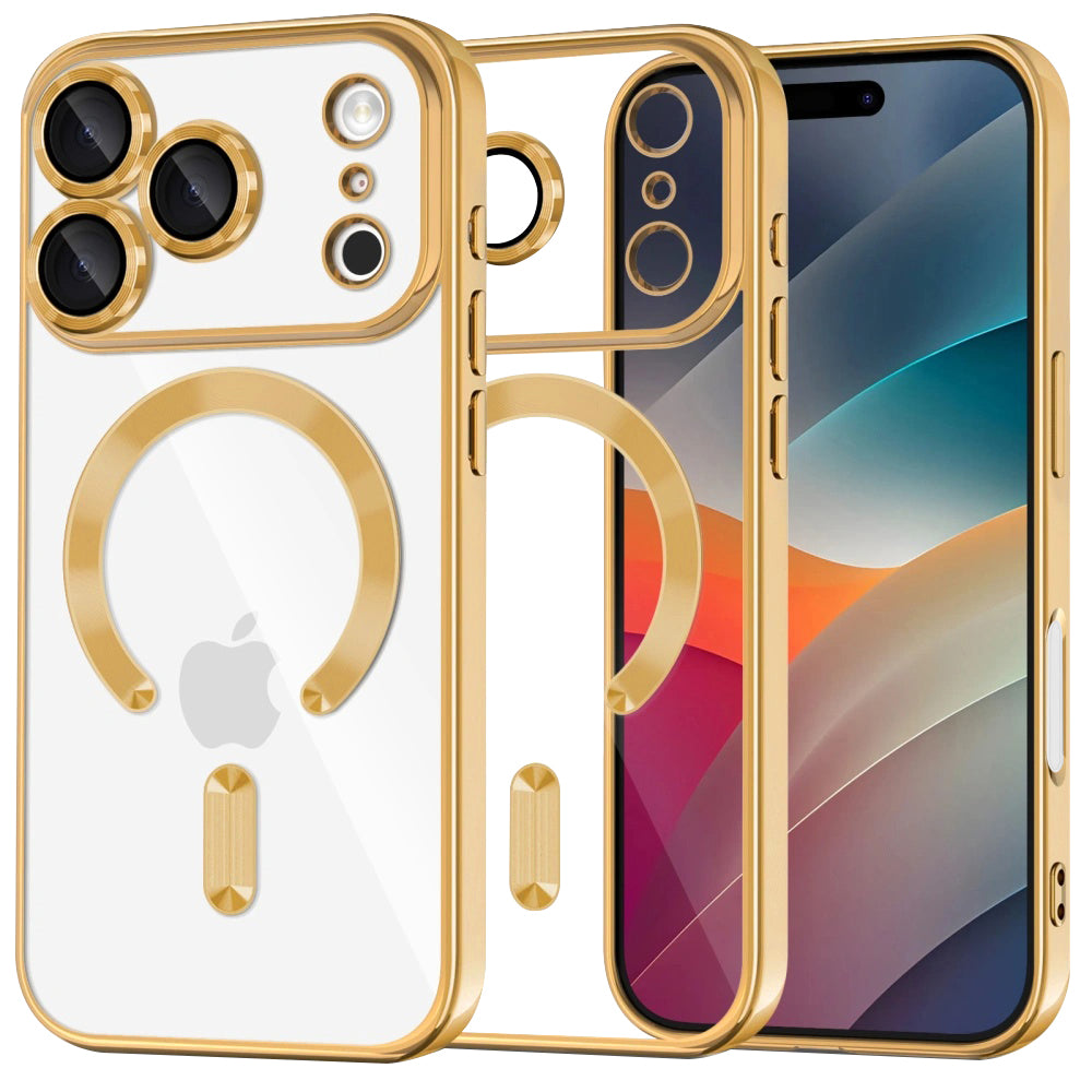 Techsuit - Luxury Crystal MagSafe - iPhone 17 Pro Max - Gold