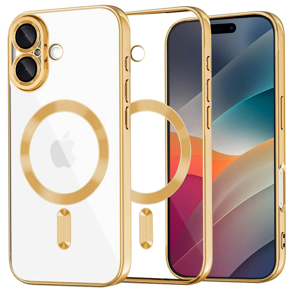 Techsuit - Luxury Crystal MagSafe - iPhone 17 - Gold