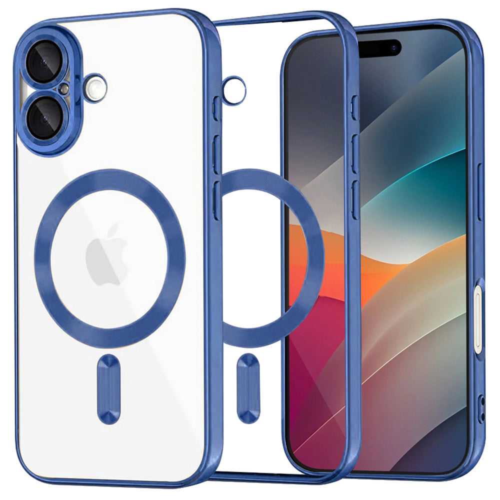 Techsuit - Luxury Crystal MagSafe - iPhone 17 - Deep Blue