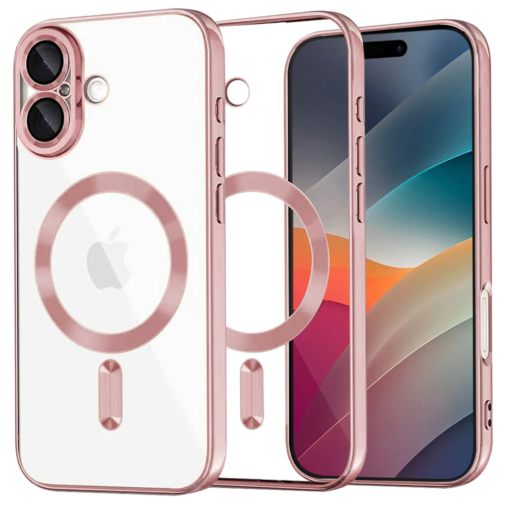 Techsuit - Luxury Crystal MagSafe - iPhone 17 - Pink