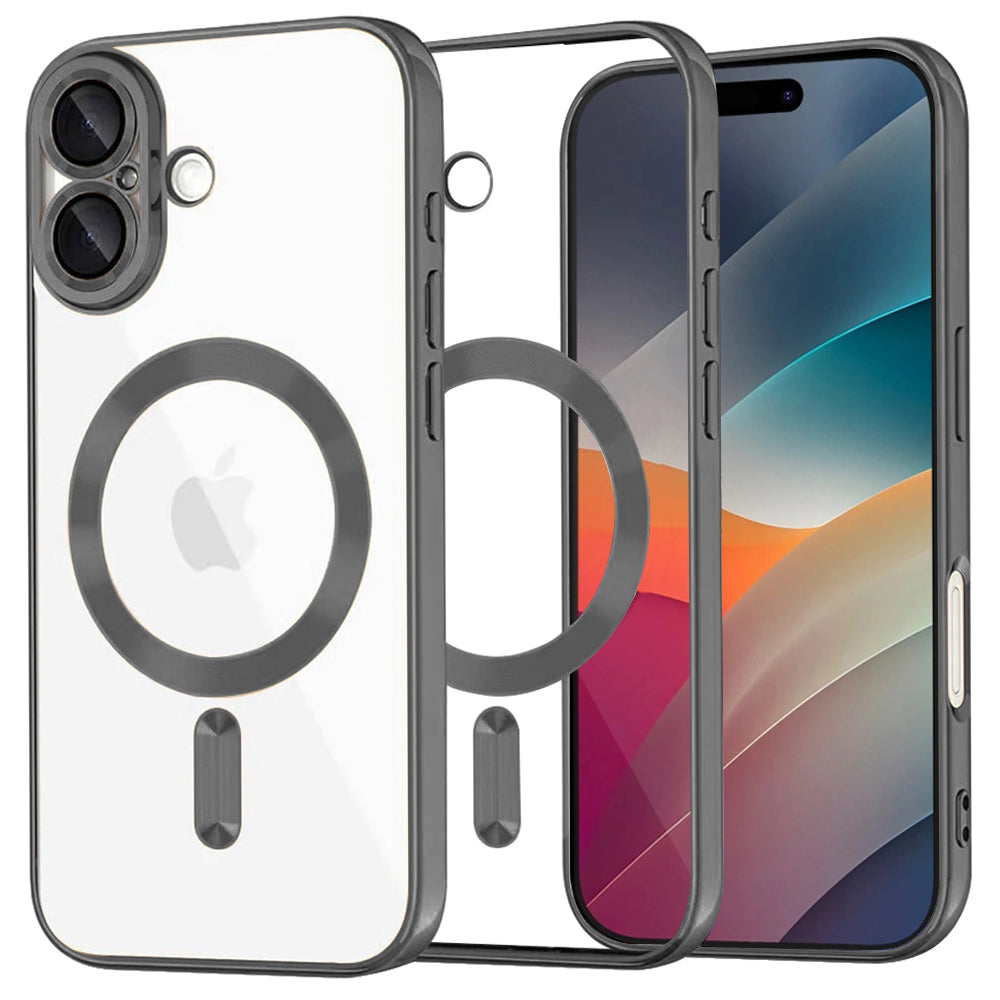 Techsuit - Luxury Crystal MagSafe - iPhone 17 - Black