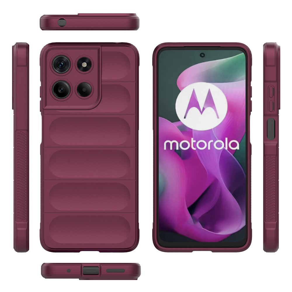Techsuit - Magic Shield - Motorola Moto G15 / G15 Power - Bordeaux