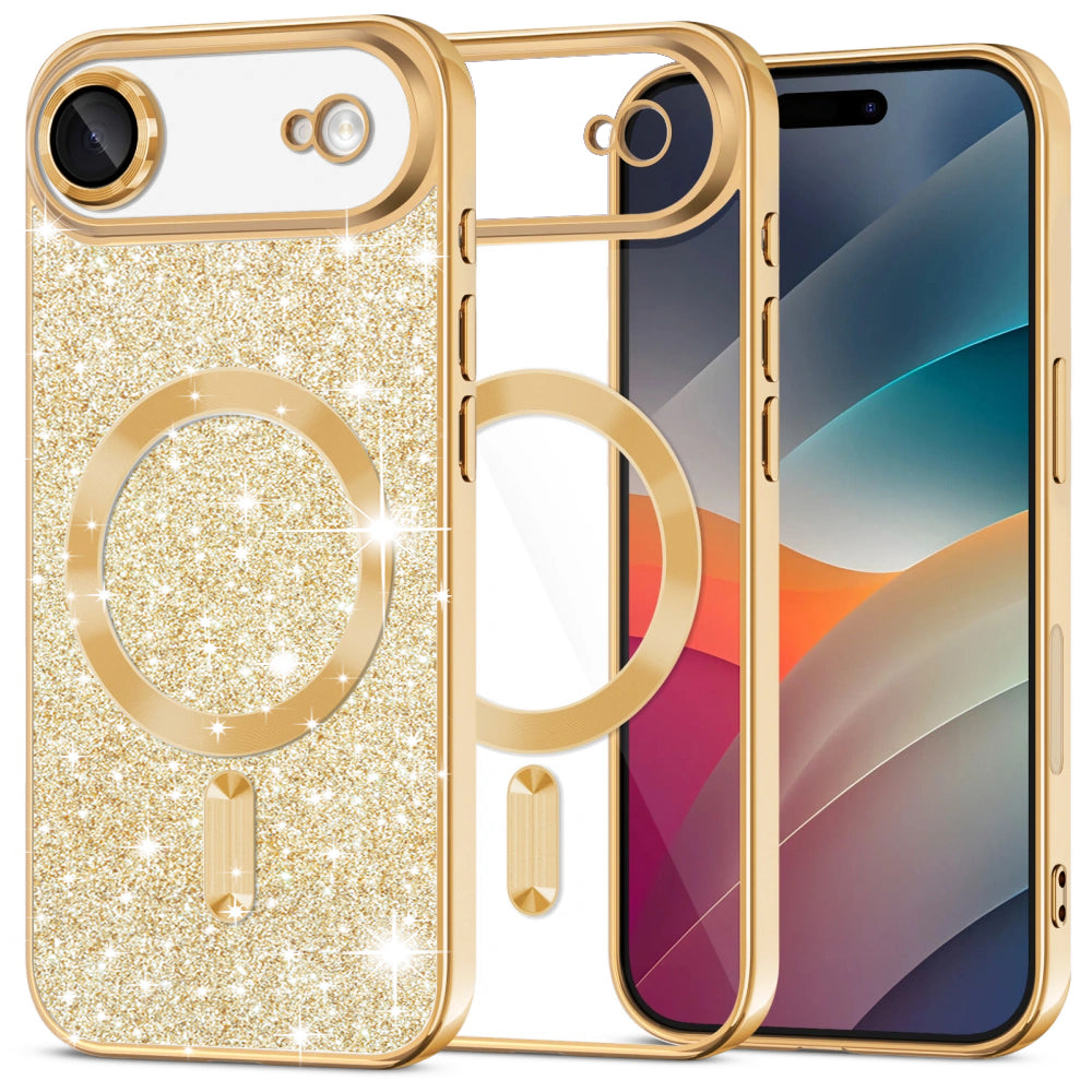 Techsuit - Luxury Glitter MagSafe - iPhone 17 Air - Gold