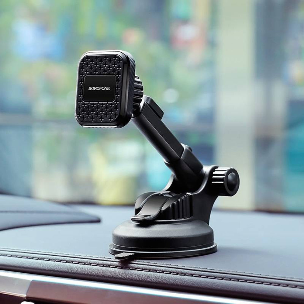Borofone - Car Holder Vanda (BH21) - for Dashboard/Windshield, Magnetic, 360° Rotation, 4.5 - 6.5" - Black