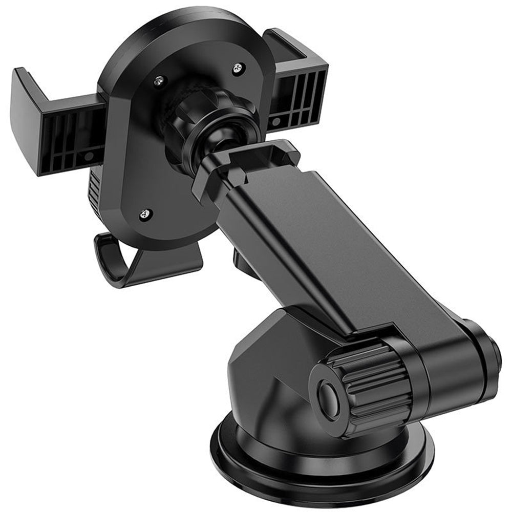 Borofone - Car Holder Amazing Bay (BH39) - with Suction Cup, for Dashboard/Windshield, 4.5-6.5" Phone - Black