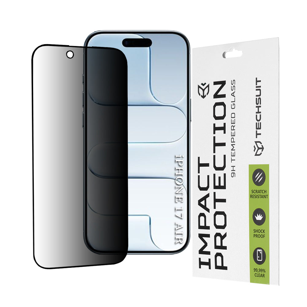 Techsuit - 111D Privacy Full Glue - iPhone 17 Air - Black