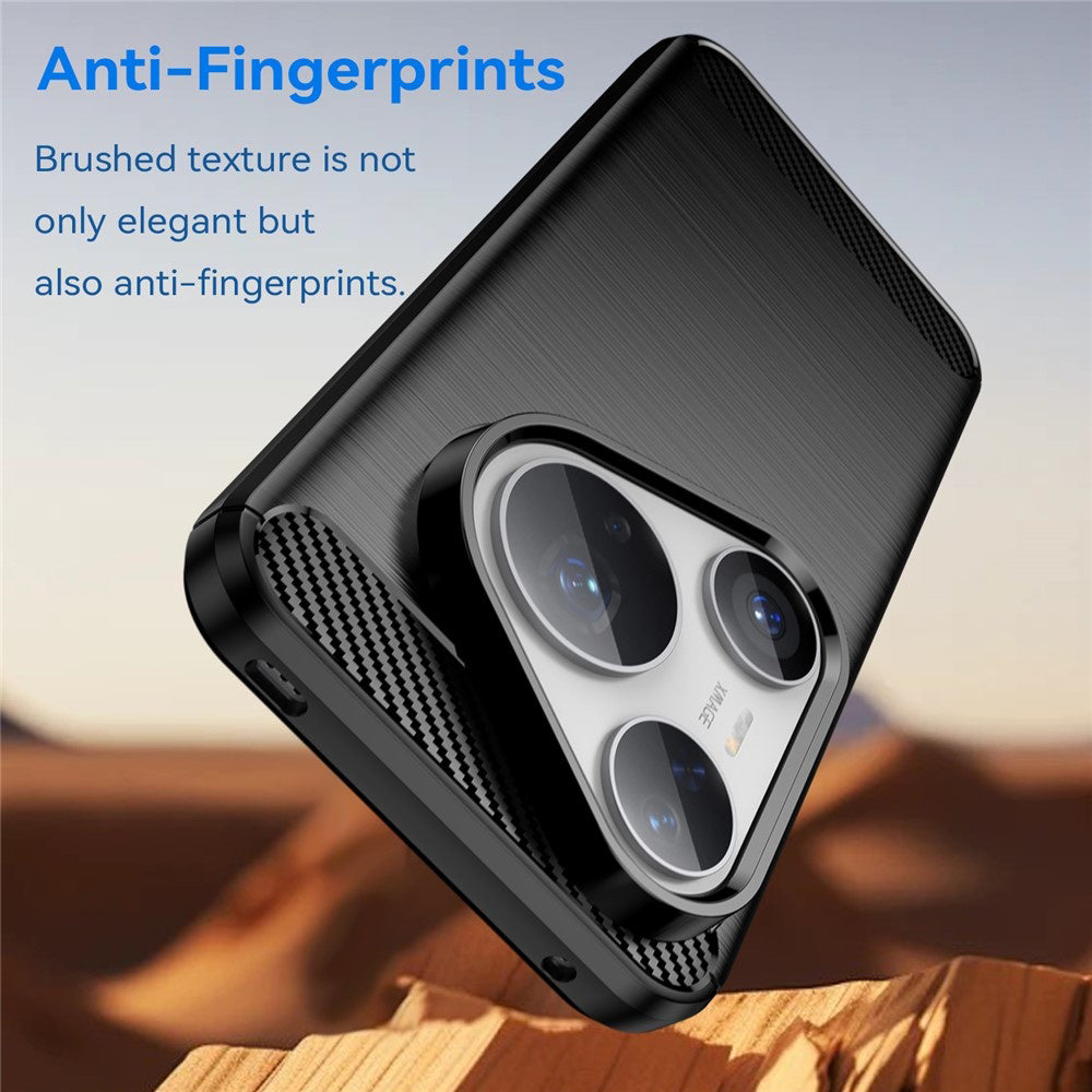 Techsuit - Carbon Silicone - Huawei Pura 80 Pro / 80 Ultra - Black