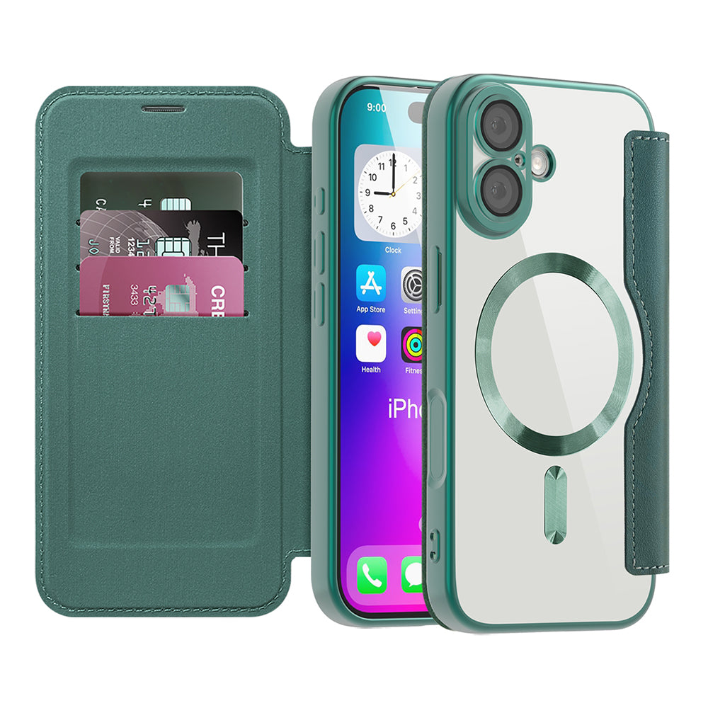 Techsuit - SmartMag Book Case - iPhone 17 - Green