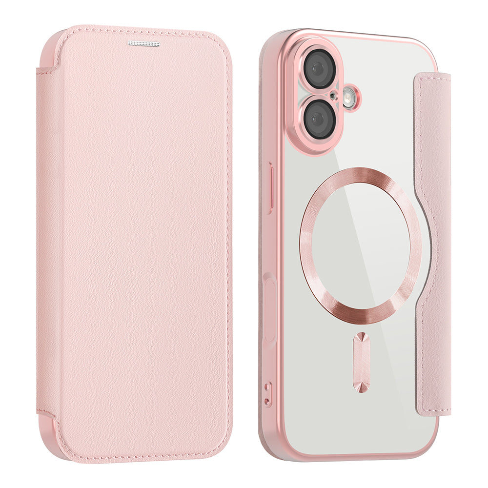 Techsuit - SmartMag Book Case - iPhone 17 - Pink
