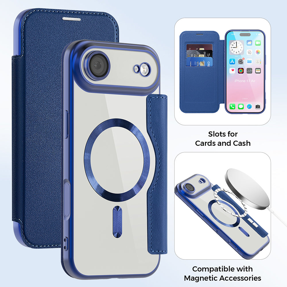 Techsuit - SmartMag Book Case - iPhone 17 Air - Blue