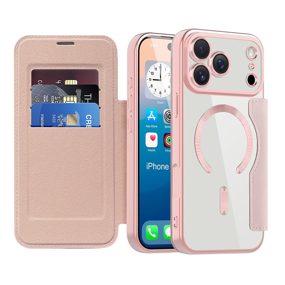 Techsuit - SmartMag Book Case - iPhone 17 Pro - Pink