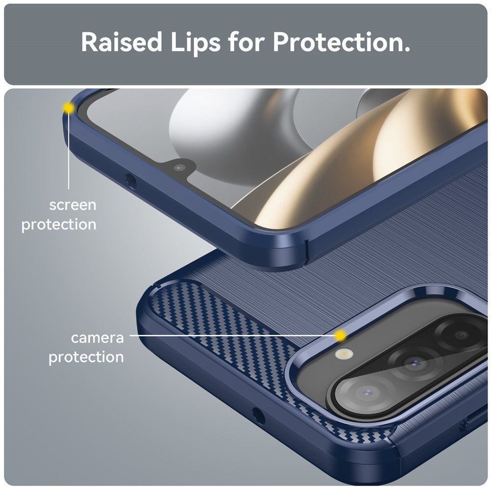 Techsuit - Carbon Silicone - Galaxy A17 5G / A17 4G - Blue