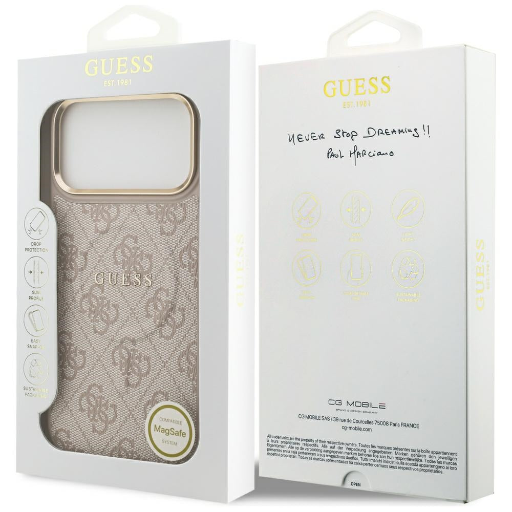 Guess - Hardcase 4G Classic MagSafe (GUHMP17LP4MSEGCP) - iPhone 17 Pro - Pink
