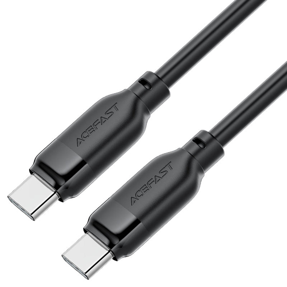 Acefast - Data Cable (C16-03) - Fast Charging, Type-C to Type-C, 60W, 3A, Bend-Resistant, 1.2m - Black